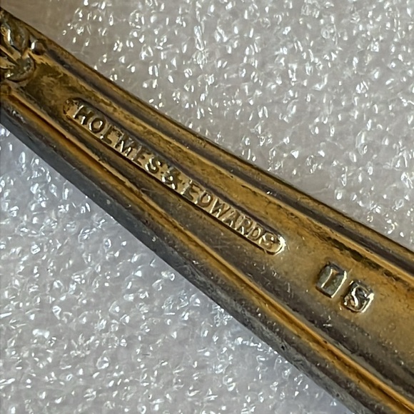 1930’s Holmes & Edwards International silver comp. Baby spoon Danish Princess - Picture 6 of 7